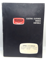 Warner Electric Electric Clutches Brakes Controls 1965 Catalog - $279.41 MXN