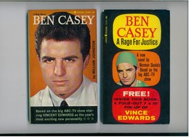 2 BEN CASEY tv tie-in pbs--1962--includes V. Edwards pin-up - £9.48 GBP
