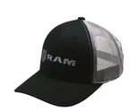 RAM Trucks Logo Black &amp; Grey Mesh Trucker Curved Bill Adjustable Snapbac... - $14.65