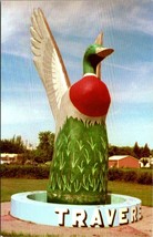 Wheaton Minnesota Mallard Statue Highway U.S. 75 Land-O-Ducks Vintage Postcard - £7.51 GBP