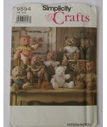 Simplicity 9894 Decorative Bear in Two Sizes Uncut - £19.38 GBP