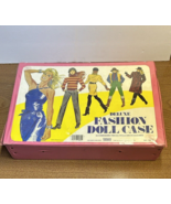 Doll Carrying Case Storage Barbie 1984 Vintage 17&quot;x12&quot; Tara Toy Deluxe F... - £15.71 GBP