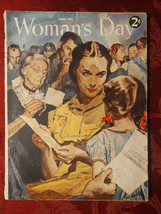 WOMAN&#39;s DAY May 1945 Jan Struther Marquis Childs Margaret Landon Howard Fast - £8.63 GBP