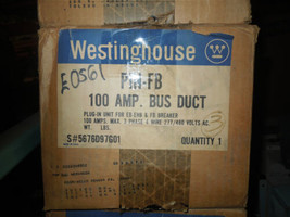 Westinghouse PIN-FB 100A 3ph 4W 480V Circuit Breaker (EB, EHB & FB) Busplug New - £938.71 GBP