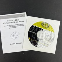 Optical 2.4GHz Wireless Tilt-Wheel Mouse Driver/Install CD Software/Instructions - £7.11 GBP