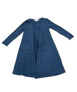 Lularoe Girls 2T Sariah Long Open Cardigan Duster Blue - $315.84 MXN