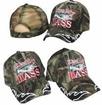 Trade Winds Redneck Hillbilly Kiss My Bass Camouflage Mesh Fish Fishing Cap CAP9 - £7.90 GBP