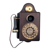 Paramount Antique Wall Reproduction Novelty Phone in Brown - $115.20