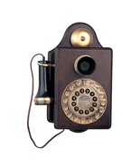 Paramount Antique Wall Reproduction Novelty Phone in Brown - £90.59 GBP
