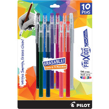 Pilot FriXion Ball Color Sticks Erasable Gel Pens 10/Pkg-Assorted Colors - £18.61 GBP