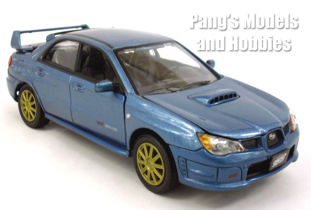 2006 Subaru Impreza WRX STI 1/24 Scale Diecast Car Model - MotorMax - BLUE - $29.69