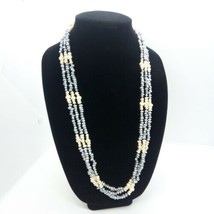  Marvella Triple Strand Faux Pearl Necklace ✨ - £7.78 GBP