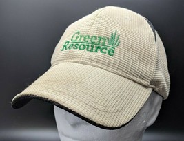 Green Resource Authentic Head Shot by KC Caps Adjustable Beige Waffle We... - £7.58 GBP
