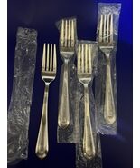 Argent Orfevres Nova Satin 18/10 Stainless Dinner Forks 7.5” Set 4 New - $55.48 CAD