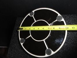 Gurkha Black Ceramic Large Size Cigar Ashtray 10" Diameter image 3