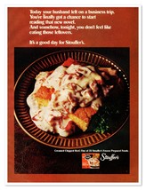 Stouffer&#39;s Frozen Meals Creamed Chipped Beef Vintage 1973 Full-Page Maga... - £7.63 GBP