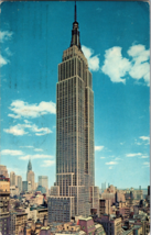 Postcard NY New York City Empire State Building Vintage Postcard (A6) - £3.83 GBP
