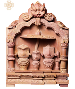 11&quot; Hindu God Jagganath Singhasana in Pink Stone | Lord Krishna | Krishn... - £478.81 GBP