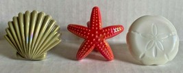 Bakery Crafts Plastic Cupcake Rings Favors Toppers New Lot of 6 &quot;Seashel... - $6.99