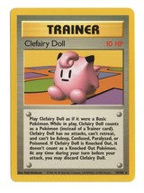 CLEFAIRY DOLL - Base Set - 70/102 - Rare Trainer - Pokemon Card - Unlimi... - $6.79