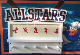 DISNEY ALL STAR RESORT Mickey &amp; Friends Shelf / Coat Rack Guest Room Dec... - $1,014.94 MXN