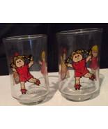 Vintage 80&#39;s 2 Cabbage patch  kids glasses, 3 pictures on each cup, vint... - £10.16 GBP