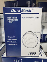 Dura Mask 1890 Nuisance Dust Mask Box Of 50 masks total - £15.72 GBP