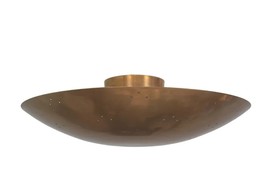 6 Light Elegant Ceiling Flushmount light Pendant Mid Century Modern Raw Brass - £428.49 GBP