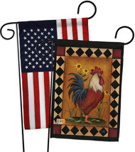 Rooster - Impressions Decorative USA - Applique Garden Flags Pack - GP110073-BOA - £24.68 GBP