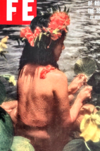 1955 LIFE Magazine  January 24, Tahitian Girl Bathing, Space Satellite Plans - £17.88 GBP