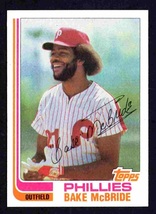 Philadelphia Phillies Bake McBride 1982 Topps Baseball Card 745 nr mt  ! - £0.39 GBP