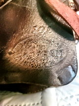Vintage Harpham Western Saddle Iron Stirrups Early 1900s  image 2