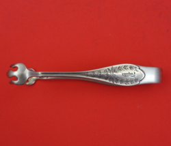 Springfield Engraved by Unger Sterling Silver Sugar Tong 4 1/2&quot; Serving Heirloom - £100.21 GBP