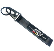 BRAND New JDM Mugen Power Black Racing Keychain Metal key Ring Hook Strap Lanyar - £7.86 GBP