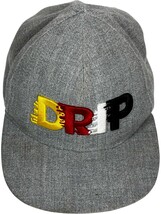OG Hustle DRIP Heather Grey Premium Snapback Adjustable Youth Hat OSFA - $235.65 MXN