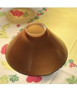 Amber Cased Glass Cone Lamp Shade - $27.23