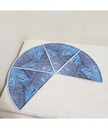 Pizza Slice Party Plastic Plates Fun Decorative Kids Dishware Pie Blue D... - $9.64