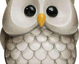 Owl 15043 Indoor Outdoor 6.5&quot; H Resin Garden Statuary Gray - £19.49 GBP