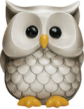 Owl 15043 Indoor Outdoor 6.5&quot; H Resin Garden Statuary Gray - £19.49 GBP