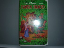 Walt Disney Classics Robin Hood Black Diamond VHS - £79.32 GBP