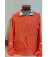 Nike Golf Windbreaker Neon Orange Light Weight Nylon Athletic Size XL - €32,93 EUR