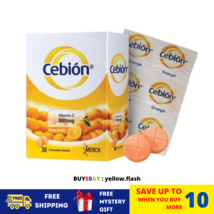 3 BOX 30&#39;s CEBION Chewable Tablets Vitamin C 500mg FREE SHIPPING - $49.38
