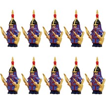 Bordered Blue Banner The Qing Dynasty Soldiers 10pcs Minifigures Buildin... - £16.98 GBP