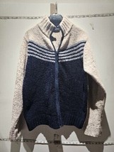 Burton Mens Multicoloured High Neck Cotton Pullover Jumper Size L EXPRESS SHIPPI - £23.90 GBP