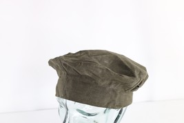 Vintage 70s Vietnam War 1970 Tropical Worsted Wool Cover Service Cap USA 6 7/8 - £35.37 GBP