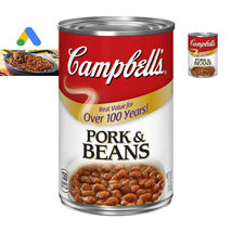 Campbell&#39;s Canned Beans, Pork &amp; Beans, 11 oz. Cans (20 Cans Included) - £28.32 GBP