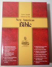 New American Bible Large Type St Joseph Edition Catholic Leather Gold Edge Boxed - £20.68 GBP