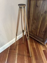 Vintage 1900s Wooden Camera Tripod Expanding Legs Survey - £117.60 GBP