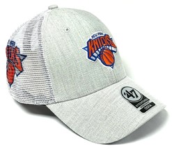 New York Knicks NBA &#39;47 Gray Grantview Contender Mesh Stretch Hat Cap Me... - €21,70 EUR