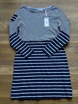 Vineyard Vines Mixed Stripe Knit Shift Dress Size XS 100% Cotton MSRP $98 - £39.46 GBP